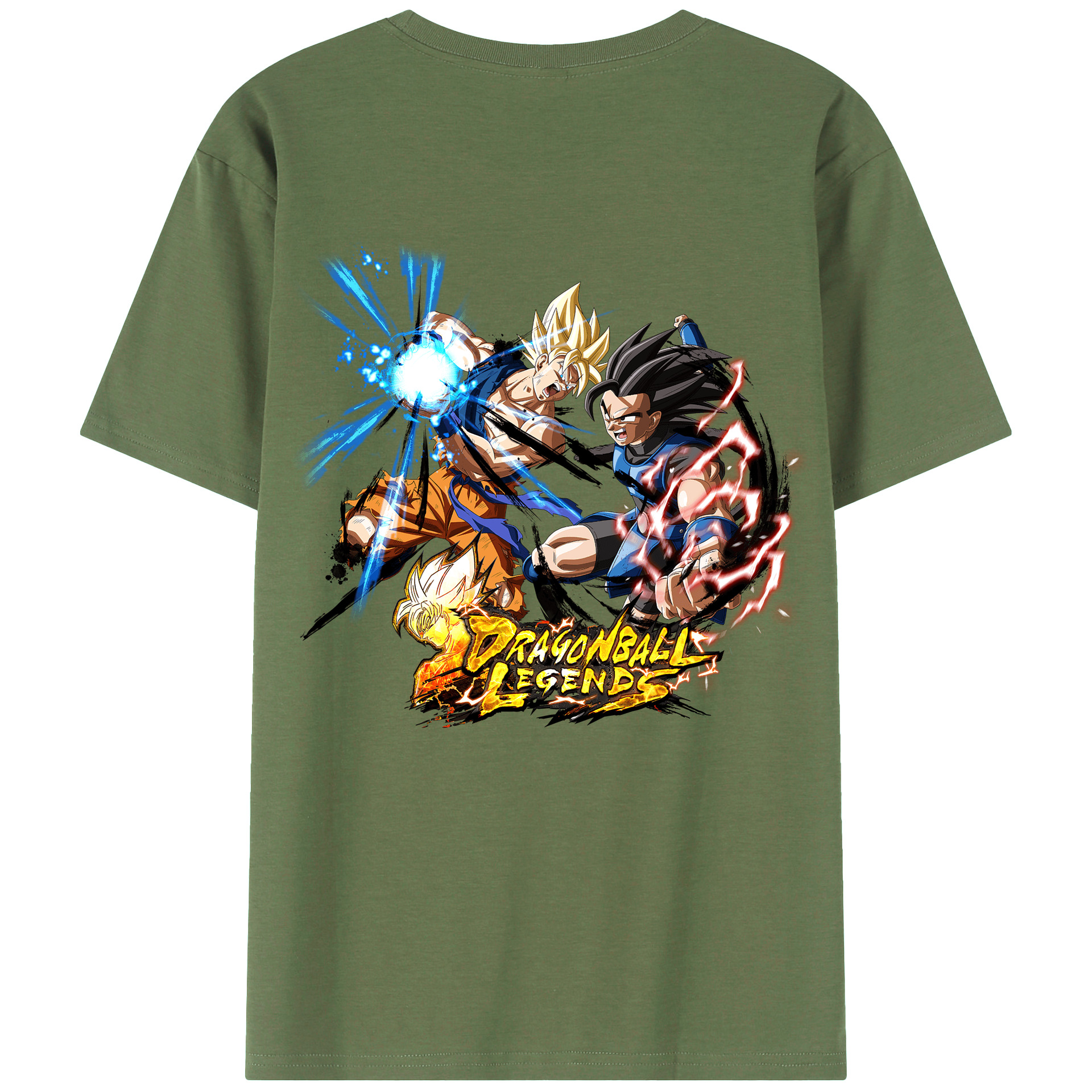 （画像用） ドラゴンボール DRAGON BALL 綿100％ メンズ半袖Tシャツ（バックプリント） 通気性
